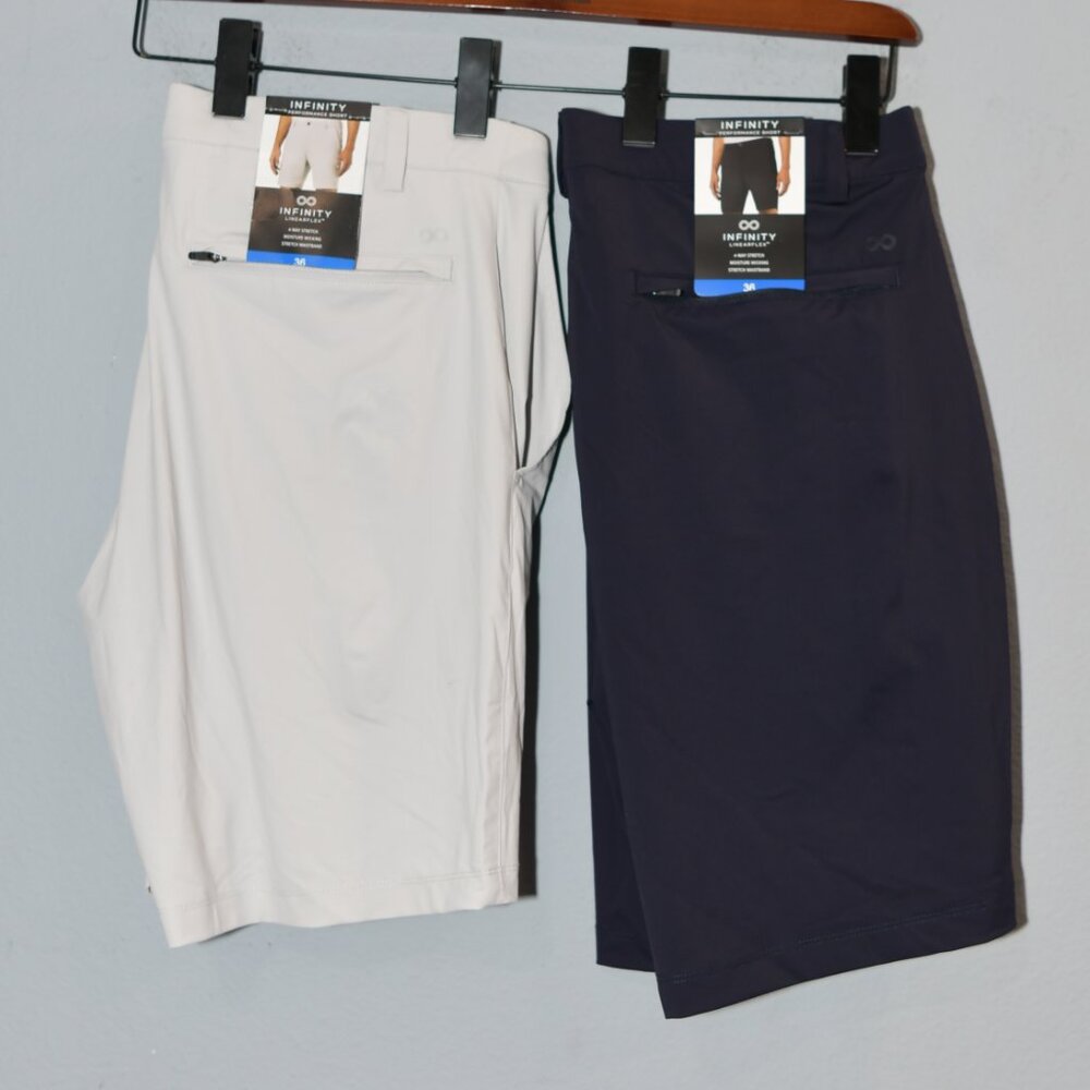 2 Pairs Blue, Gray,-‎ Infinity Men's Performance Short
